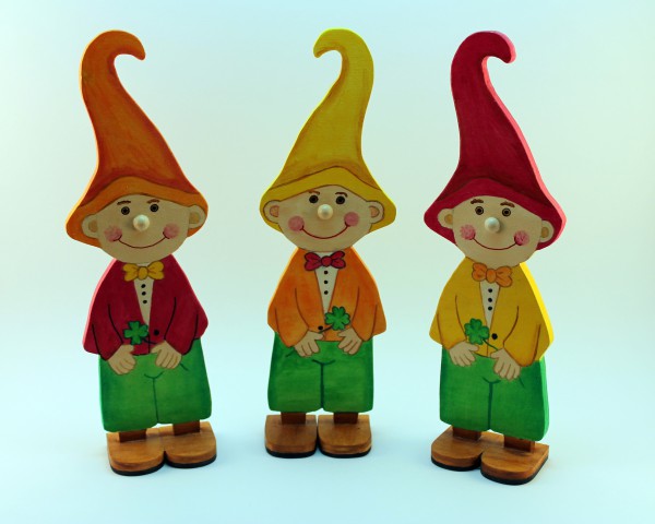 Deko Wichtel aus Holz Holzdeko Unikate Holzfiguren
